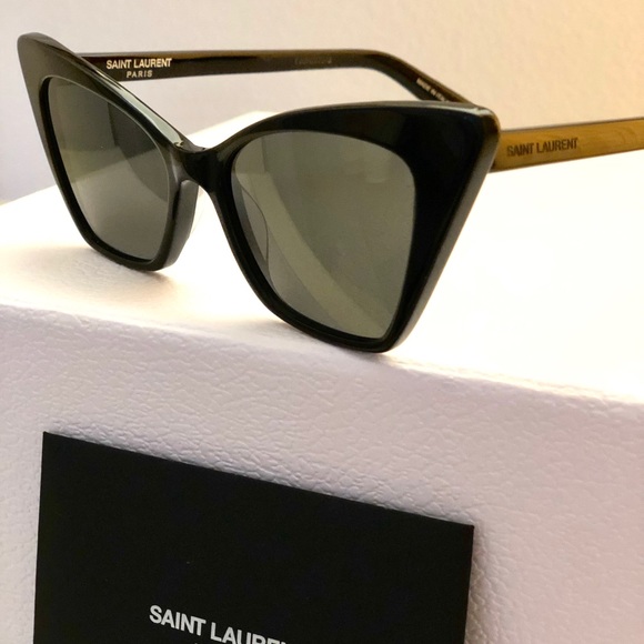 YSL, Saint Laurent SL244 001 Black Sunglasses - Picture 7 of 7